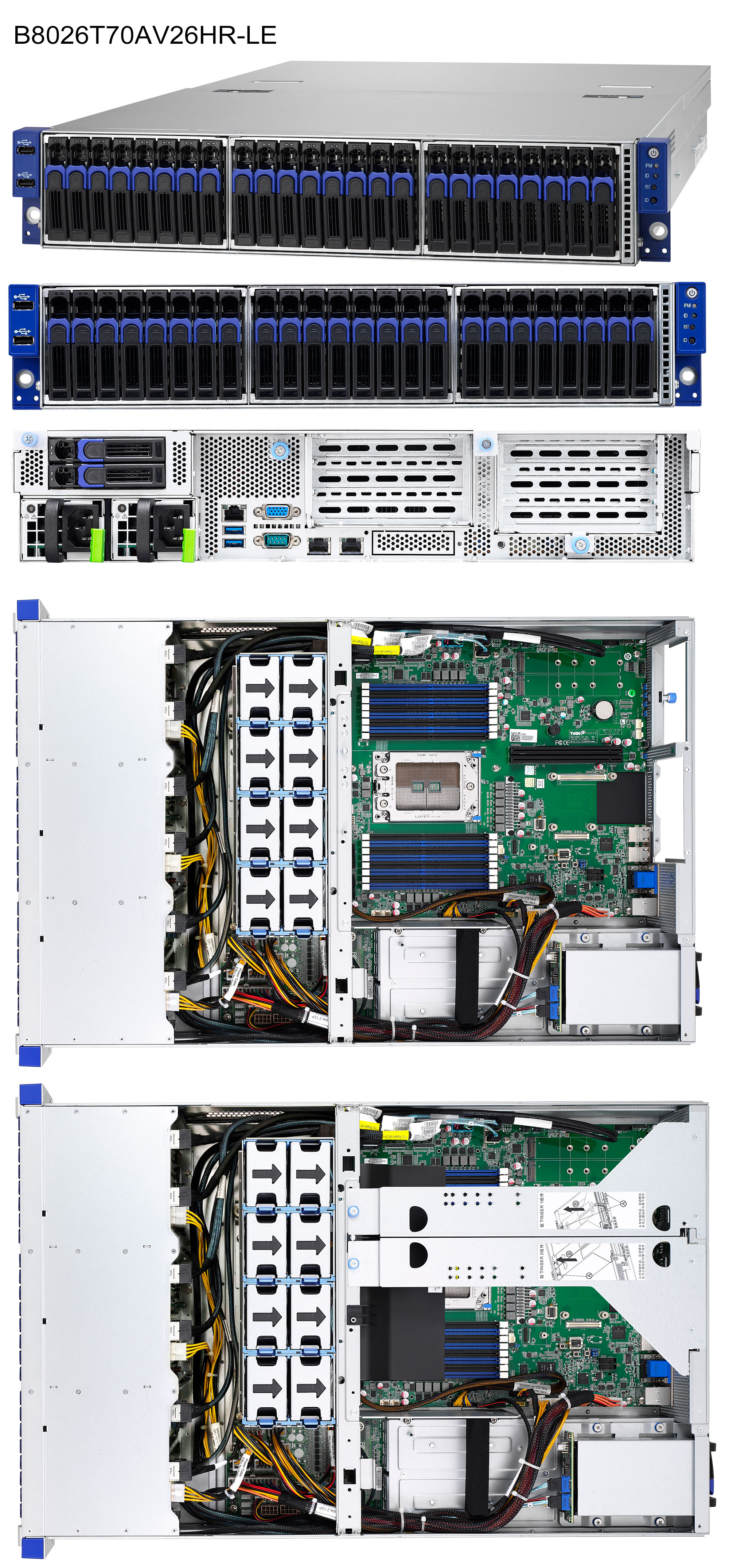 Tyan Computer Barebones Tn70ab8026 B8026t70av26hr Le