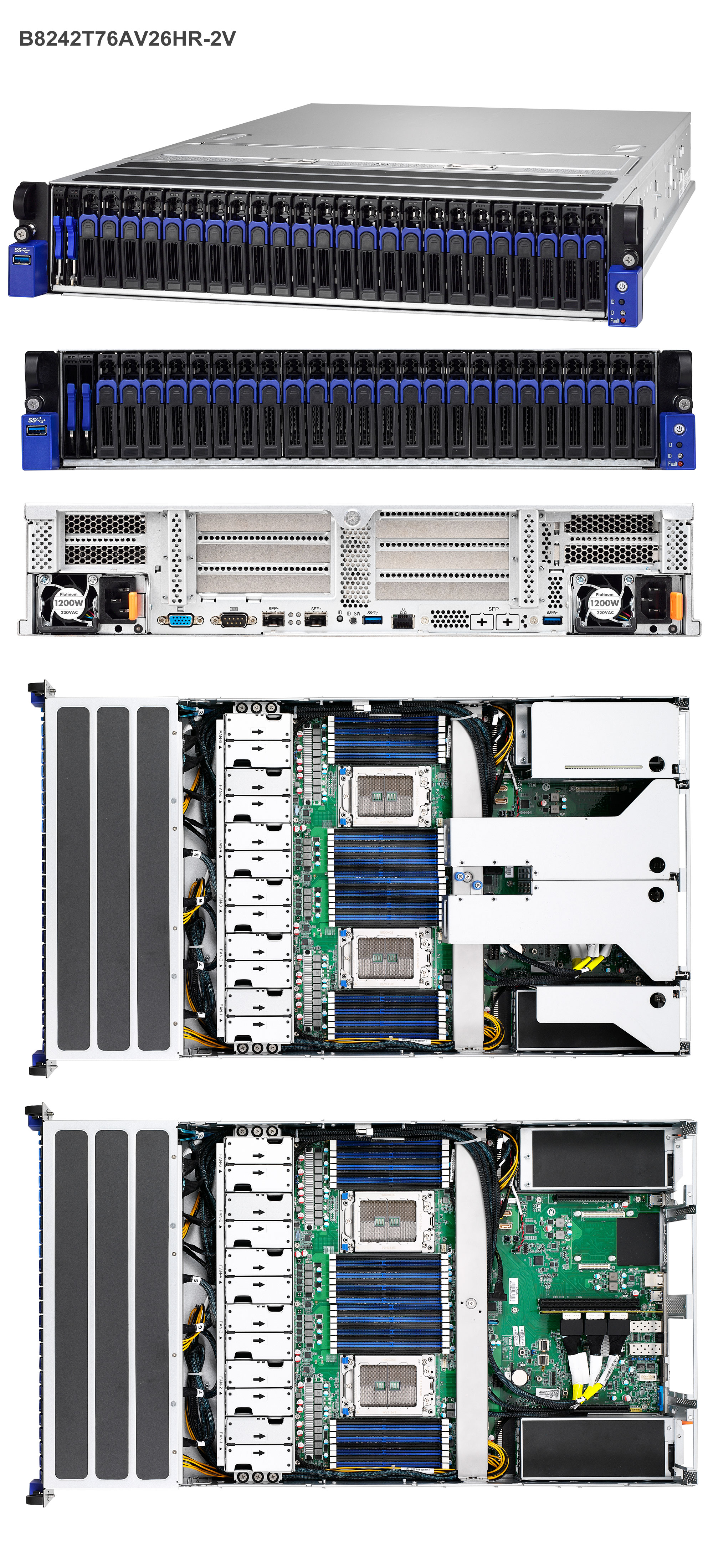 Tyan Computer Barebones Tn76ab8242 B8242t76av26hr 2v