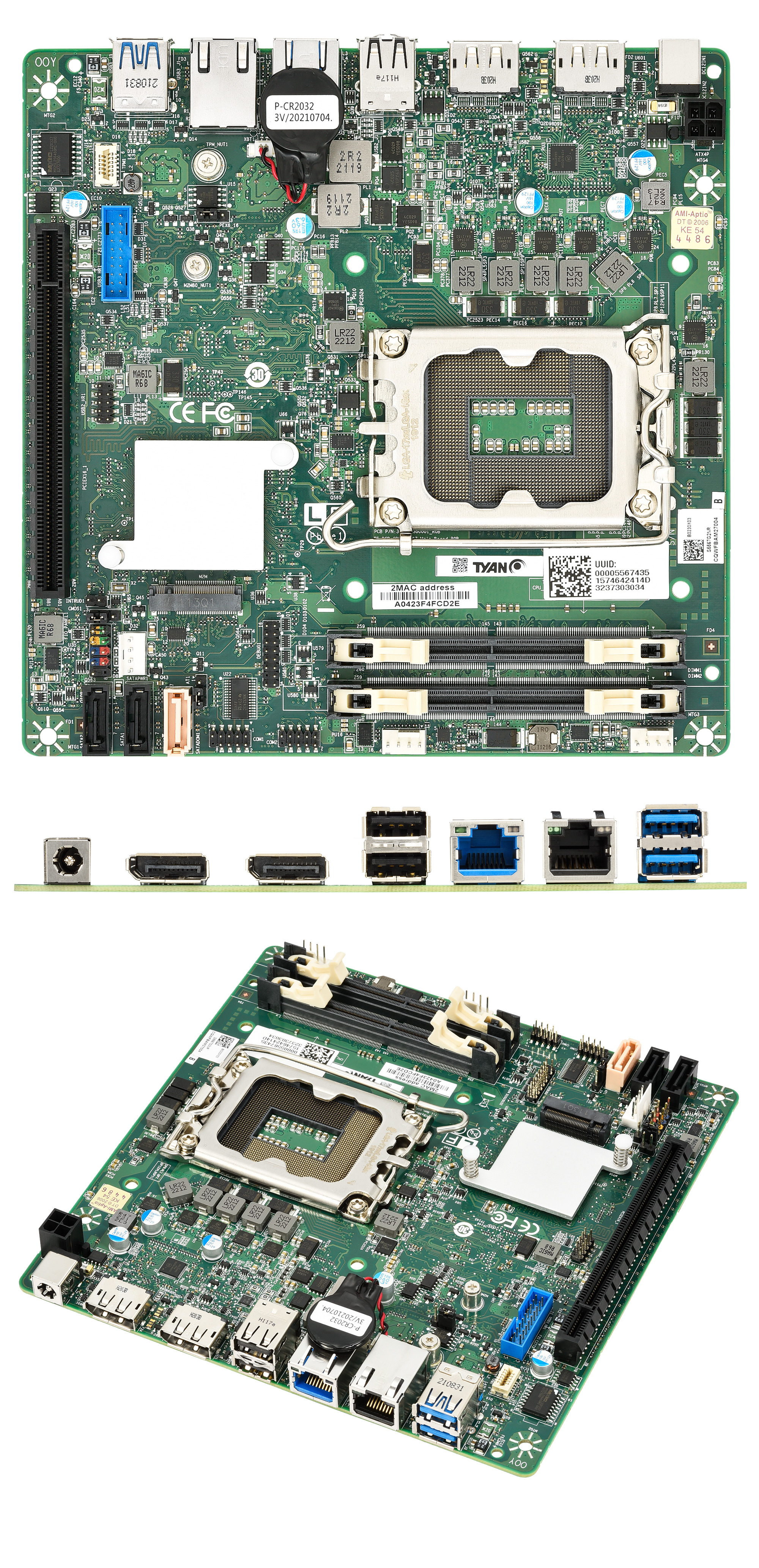 12th Gen Intel Core Motherboards S5567 S5567G2NR