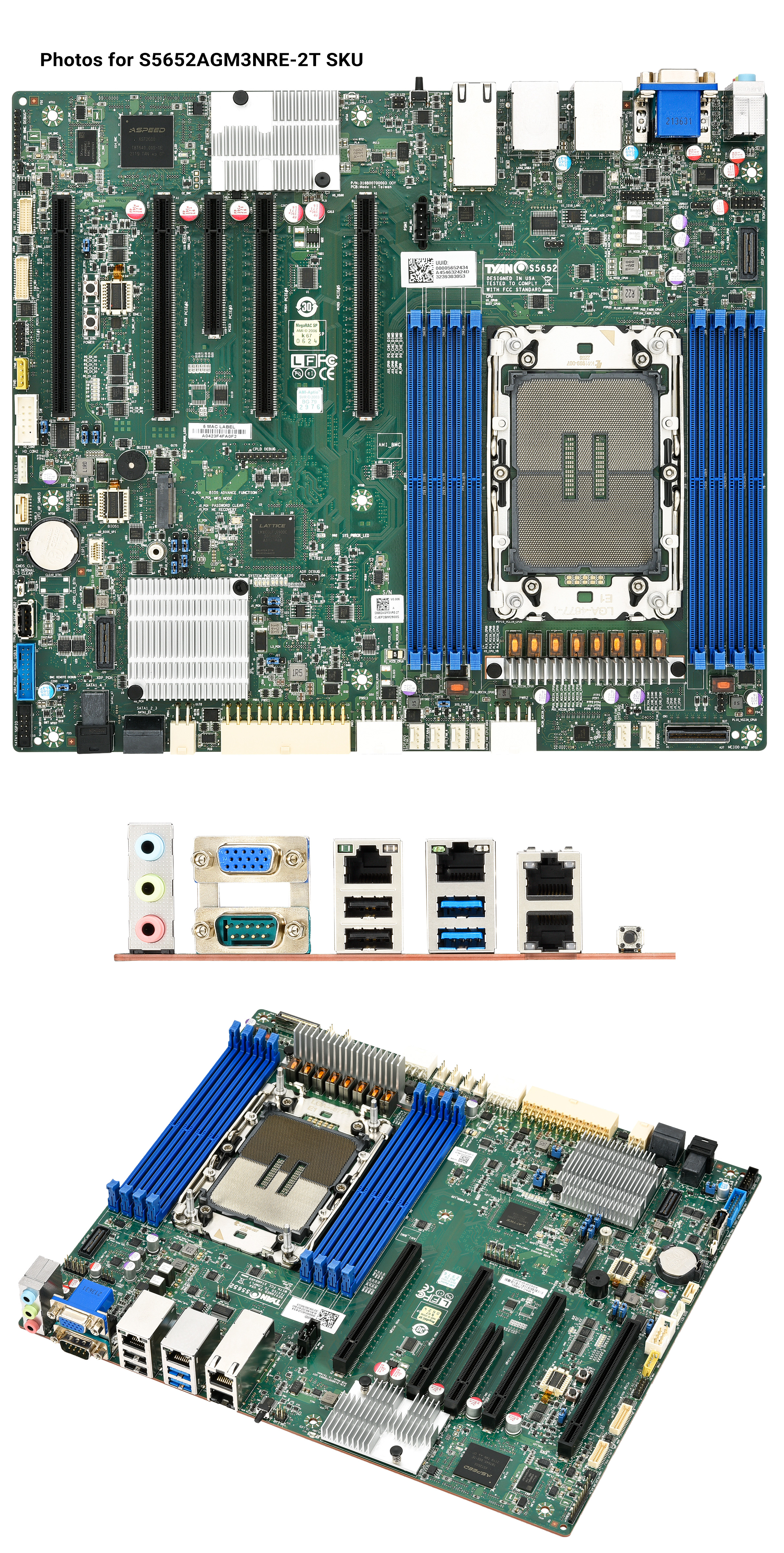 4th Gen Intel Xeon Scalable Motherboards S5652 S5652AGMNRE